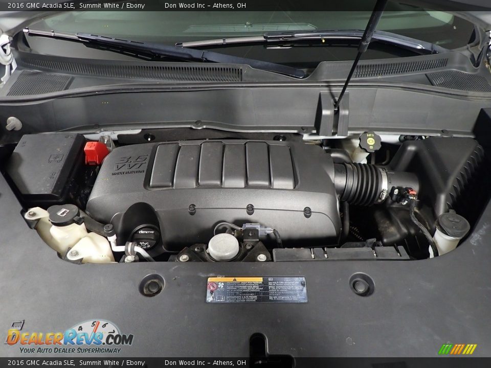 2016 GMC Acadia SLE Summit White / Ebony Photo #7