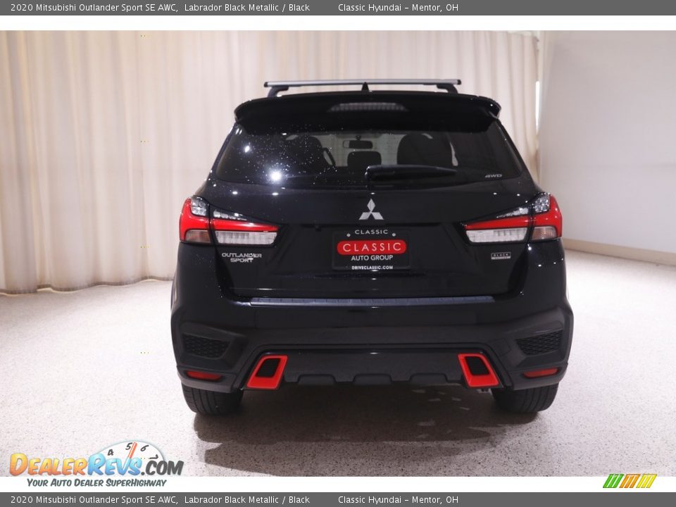 2020 Mitsubishi Outlander Sport SE AWC Labrador Black Metallic / Black Photo #19