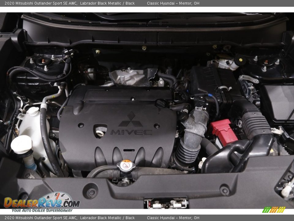 2020 Mitsubishi Outlander Sport SE AWC Labrador Black Metallic / Black Photo #20