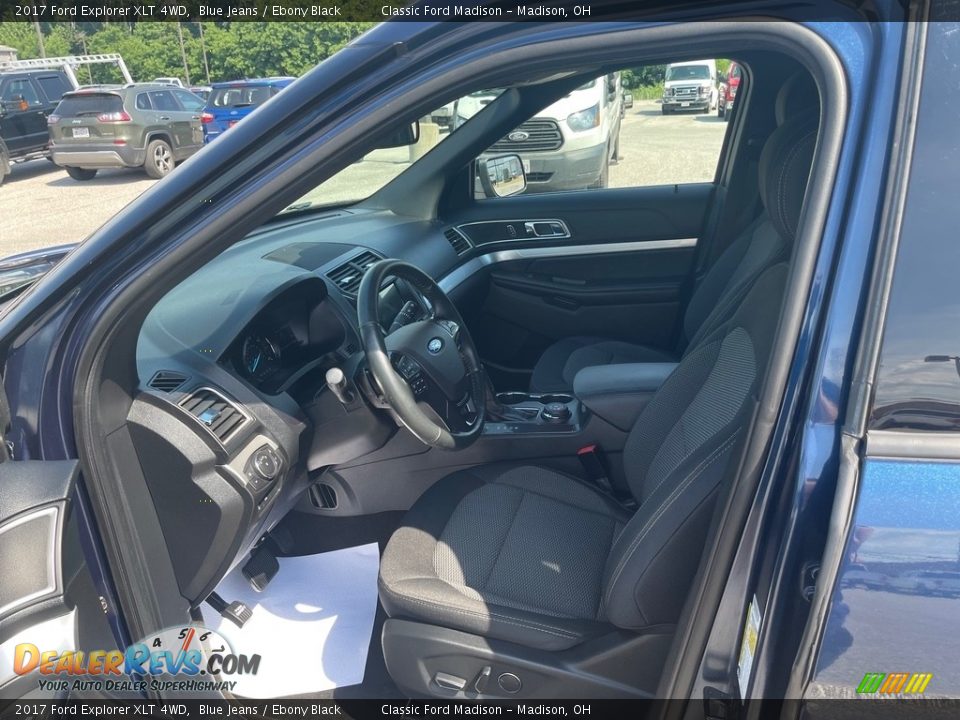 2017 Ford Explorer XLT 4WD Blue Jeans / Ebony Black Photo #10