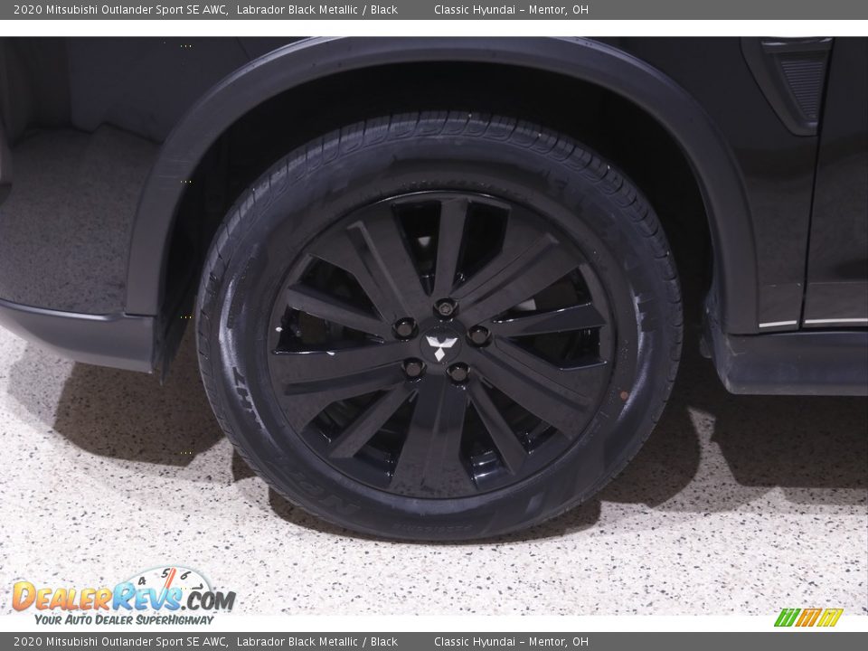 2020 Mitsubishi Outlander Sport SE AWC Labrador Black Metallic / Black Photo #21