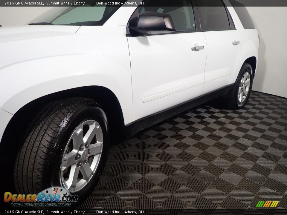 2016 GMC Acadia SLE Summit White / Ebony Photo #10