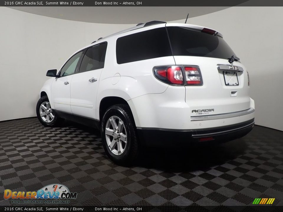 2016 GMC Acadia SLE Summit White / Ebony Photo #11