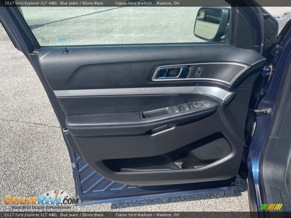 2017 Ford Explorer XLT 4WD Blue Jeans / Ebony Black Photo #12