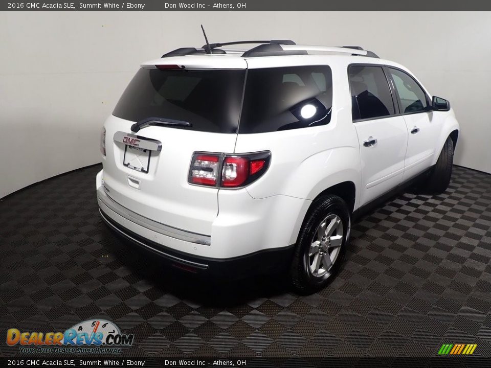 2016 GMC Acadia SLE Summit White / Ebony Photo #17