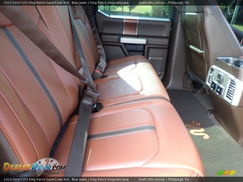 Rear Seat of 2020 Ford F150 King Ranch SuperCrew 4x4 Photo #13