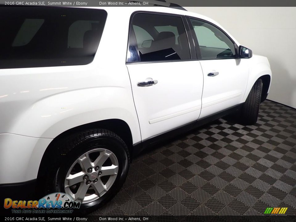 2016 GMC Acadia SLE Summit White / Ebony Photo #19