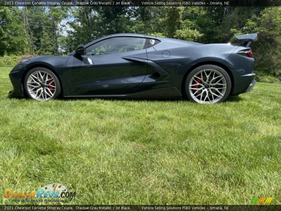 2021 Chevrolet Corvette Stingray Coupe Shadow Gray Metallic / Jet Black Photo #2