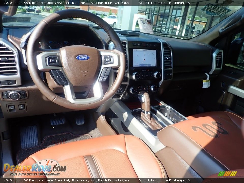 King Ranch Kingsville/Java Interior - 2020 Ford F150 King Ranch SuperCrew 4x4 Photo #17