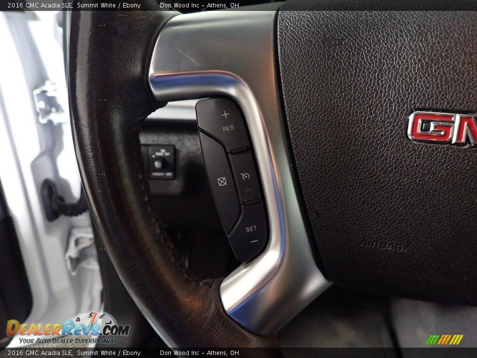 2016 GMC Acadia SLE Summit White / Ebony Photo #29