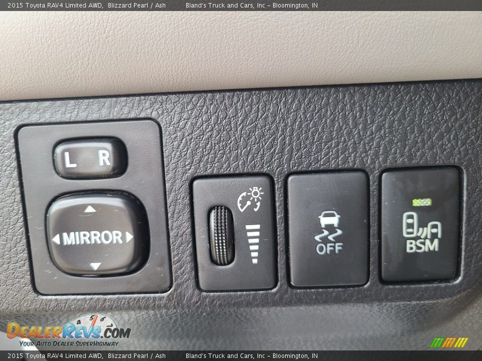 2015 Toyota RAV4 Limited AWD Blizzard Pearl / Ash Photo #10