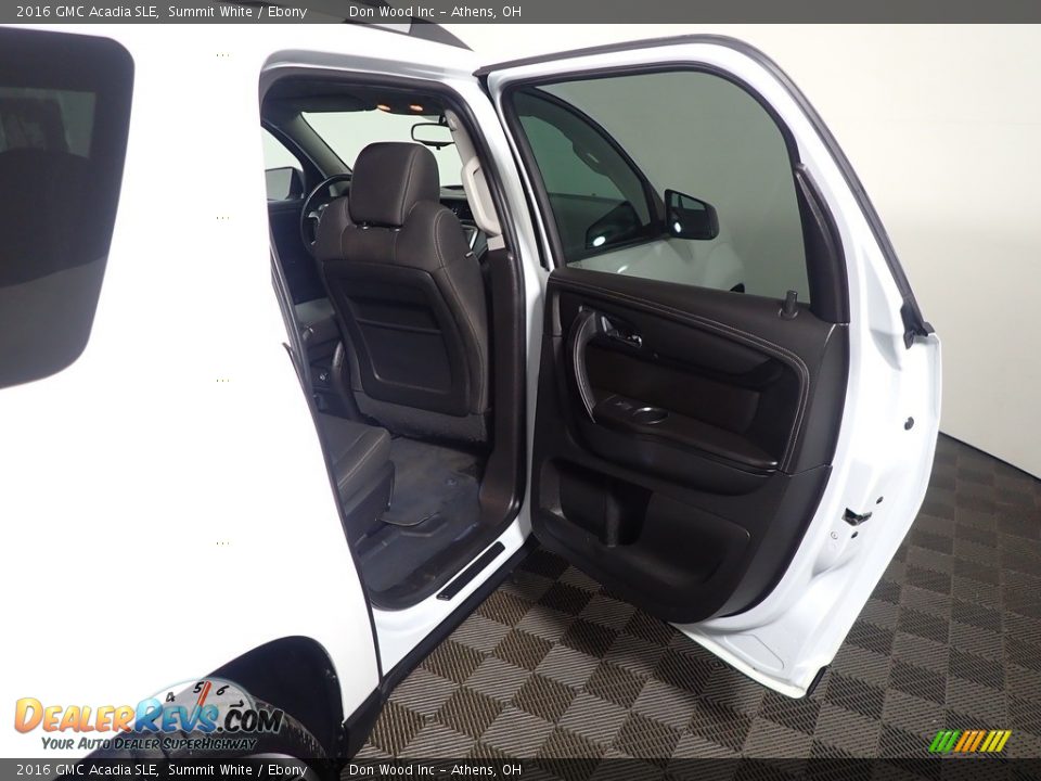 2016 GMC Acadia SLE Summit White / Ebony Photo #36