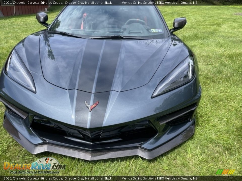 2021 Chevrolet Corvette Stingray Coupe Shadow Gray Metallic / Jet Black Photo #14