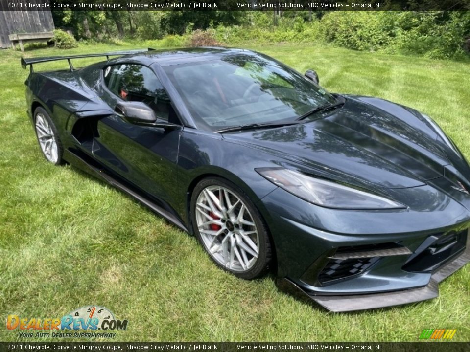 2021 Chevrolet Corvette Stingray Coupe Shadow Gray Metallic / Jet Black Photo #16