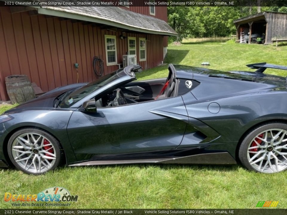 2021 Chevrolet Corvette Stingray Coupe Shadow Gray Metallic / Jet Black Photo #18