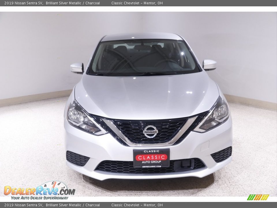 2019 Nissan Sentra SV Brilliant Silver Metallic / Charcoal Photo #2