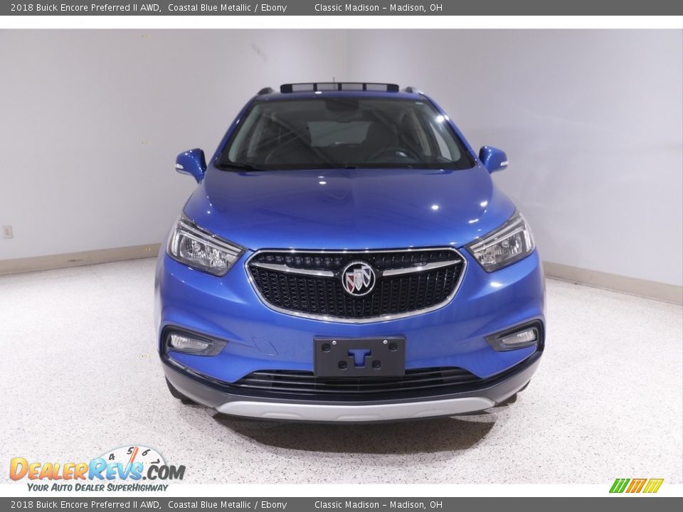 2018 Buick Encore Preferred II AWD Coastal Blue Metallic / Ebony Photo #2