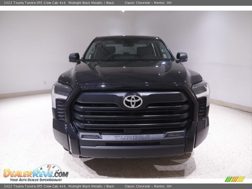 2022 Toyota Tundra SR5 Crew Cab 4x4 Midnight Black Metallic / Black Photo #2