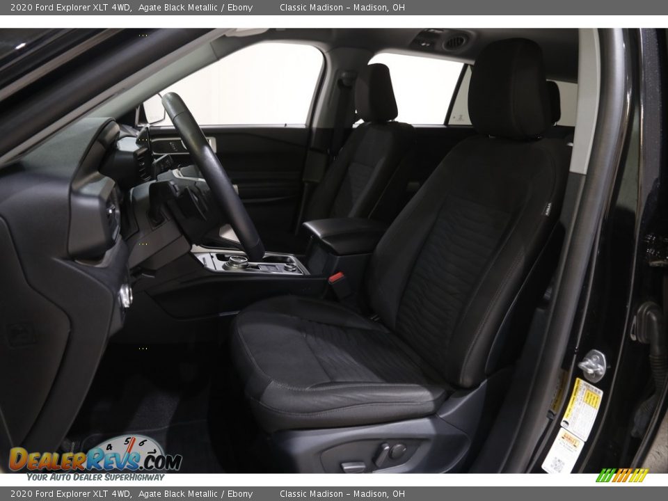 2020 Ford Explorer XLT 4WD Agate Black Metallic / Ebony Photo #6