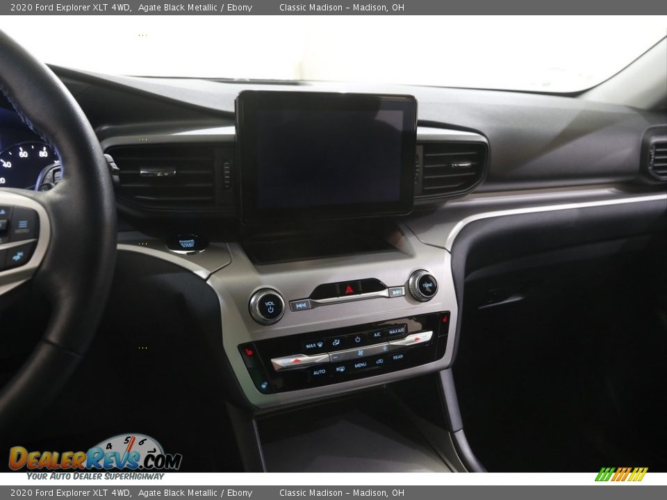 2020 Ford Explorer XLT 4WD Agate Black Metallic / Ebony Photo #10