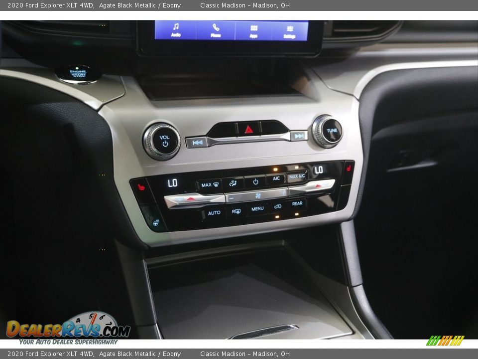 2020 Ford Explorer XLT 4WD Agate Black Metallic / Ebony Photo #13
