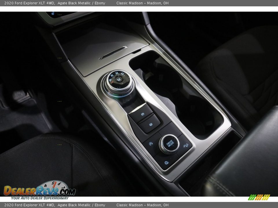 2020 Ford Explorer XLT 4WD Agate Black Metallic / Ebony Photo #14