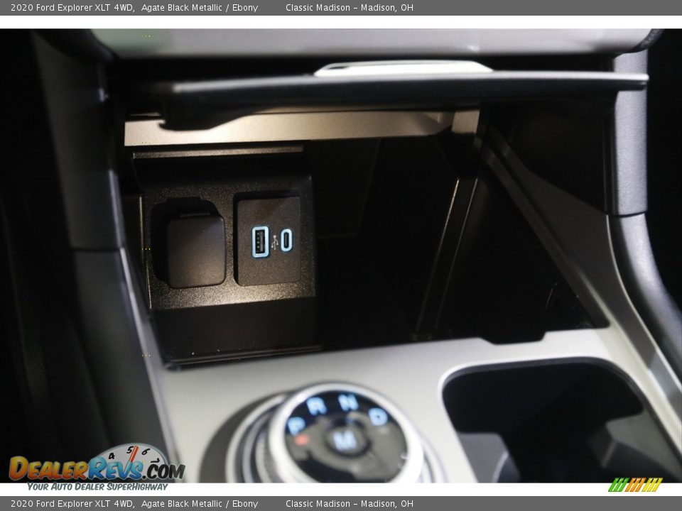 2020 Ford Explorer XLT 4WD Agate Black Metallic / Ebony Photo #15