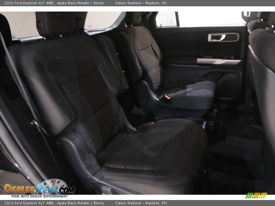 2020 Ford Explorer XLT 4WD Agate Black Metallic / Ebony Photo #17