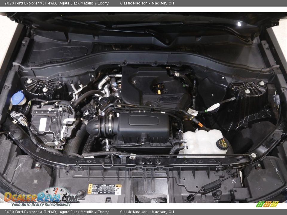 2020 Ford Explorer XLT 4WD Agate Black Metallic / Ebony Photo #21