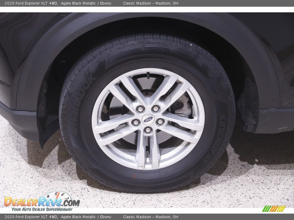 2020 Ford Explorer XLT 4WD Agate Black Metallic / Ebony Photo #22