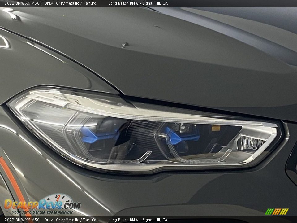 2022 BMW X6 M50i Dravit Gray Metallic / Tartufo Photo #4