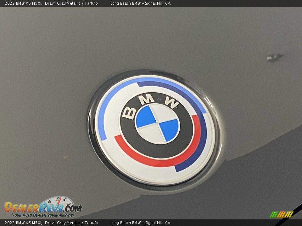 2022 BMW X6 M50i Dravit Gray Metallic / Tartufo Photo #5
