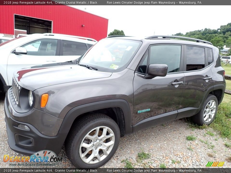 2018 Jeep Renegade Latitude 4x4 Granite Crystal Metallic / Black Photo #1