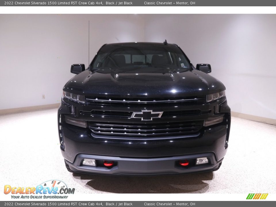 2022 Chevrolet Silverado 1500 Limited RST Crew Cab 4x4 Black / Jet Black Photo #2