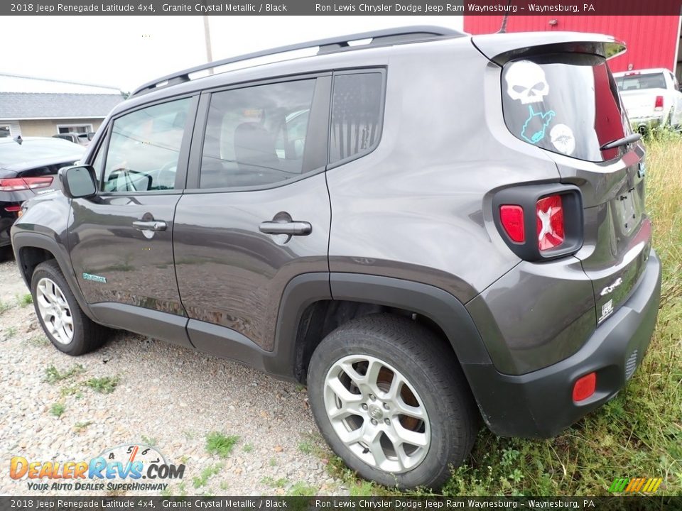 2018 Jeep Renegade Latitude 4x4 Granite Crystal Metallic / Black Photo #2