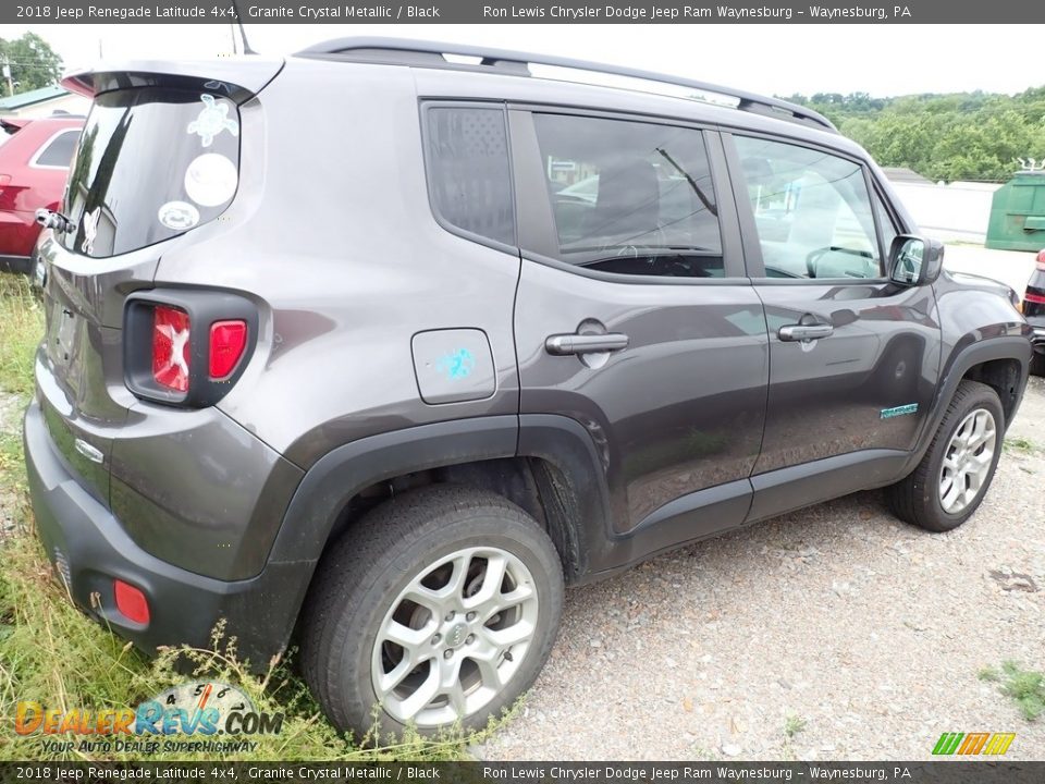 2018 Jeep Renegade Latitude 4x4 Granite Crystal Metallic / Black Photo #3