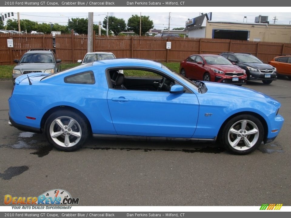 Grabber Blue 2010 Ford Mustang GT Coupe Photo #4