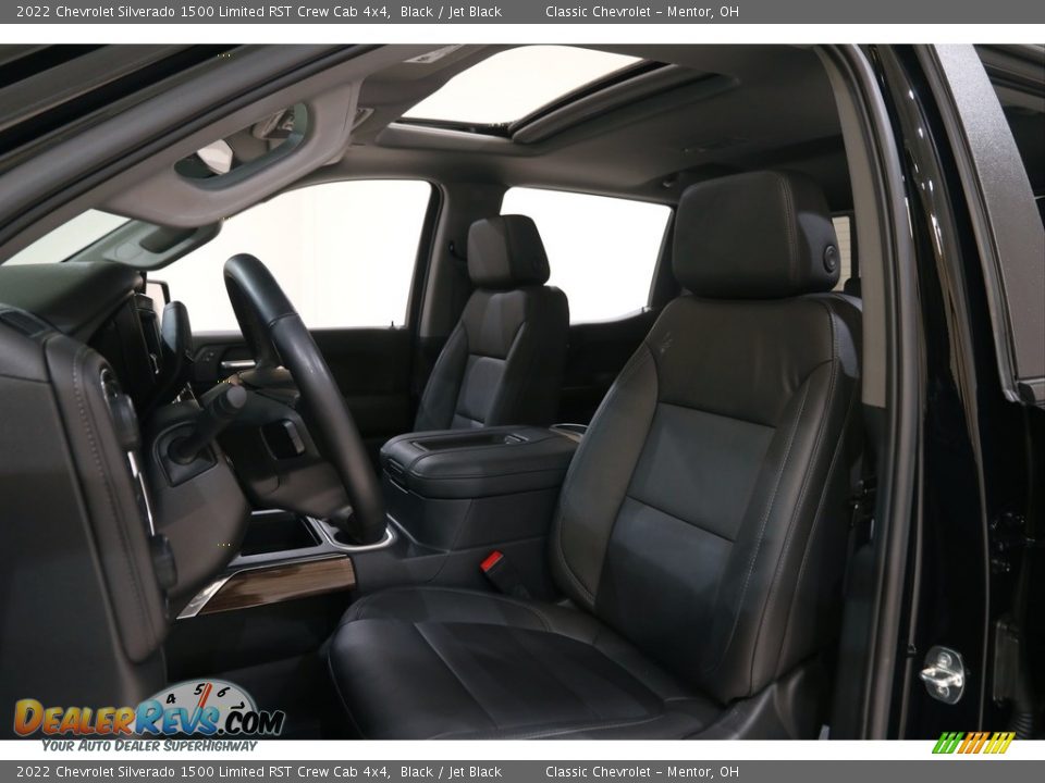 2022 Chevrolet Silverado 1500 Limited RST Crew Cab 4x4 Black / Jet Black Photo #5