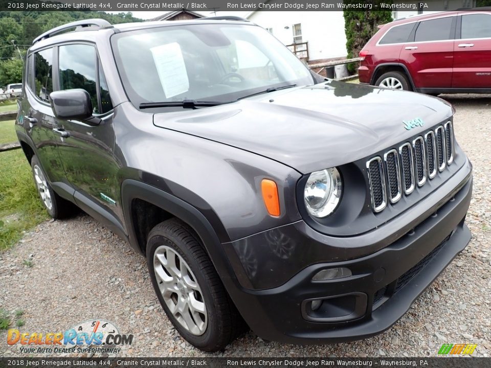 2018 Jeep Renegade Latitude 4x4 Granite Crystal Metallic / Black Photo #4