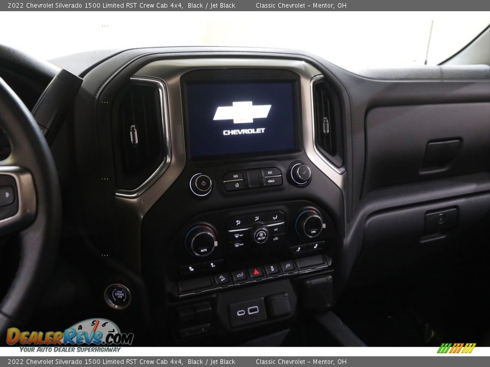 2022 Chevrolet Silverado 1500 Limited RST Crew Cab 4x4 Black / Jet Black Photo #10
