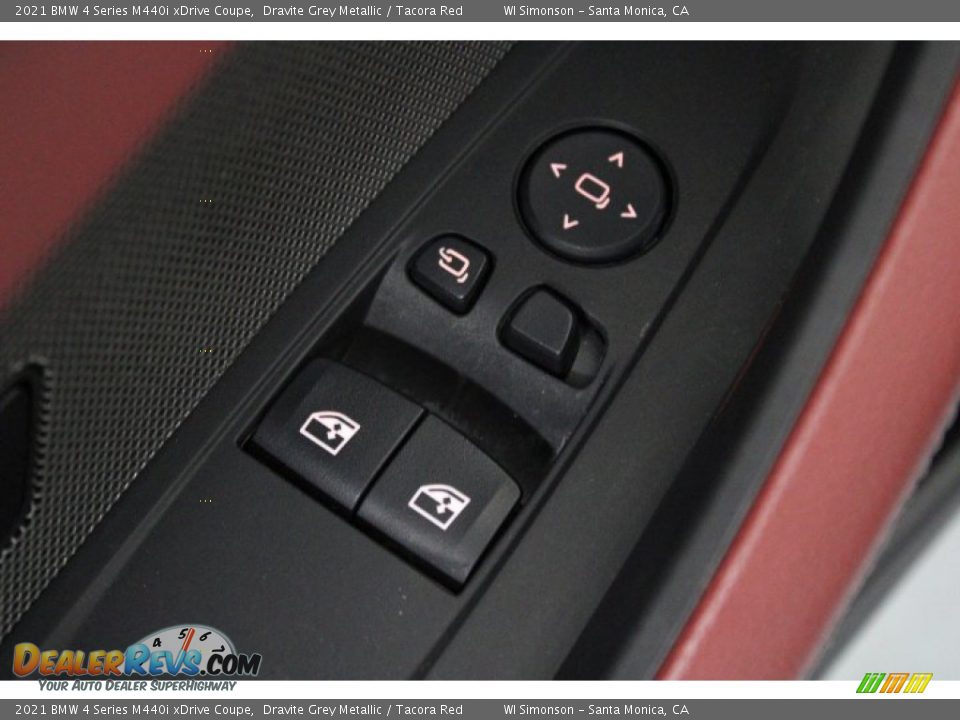 2021 BMW 4 Series M440i xDrive Coupe Dravite Grey Metallic / Tacora Red Photo #9