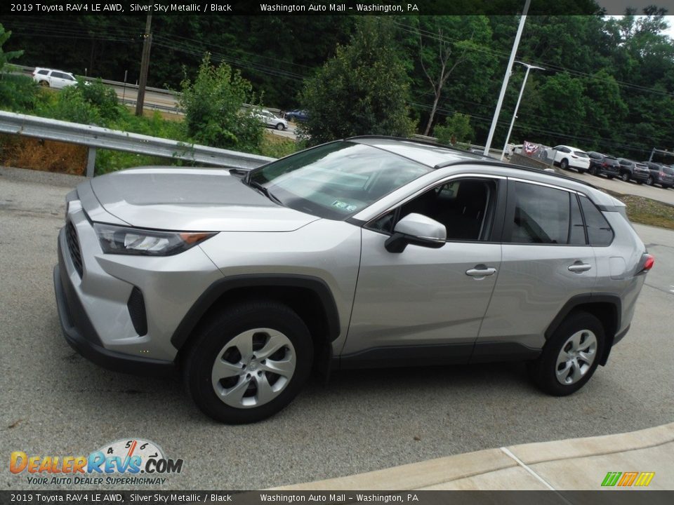 2019 Toyota RAV4 LE AWD Silver Sky Metallic / Black Photo #13