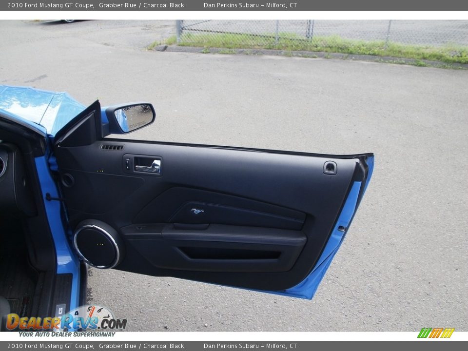 2010 Ford Mustang GT Coupe Grabber Blue / Charcoal Black Photo #13