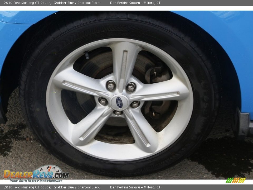 2010 Ford Mustang GT Coupe Grabber Blue / Charcoal Black Photo #15