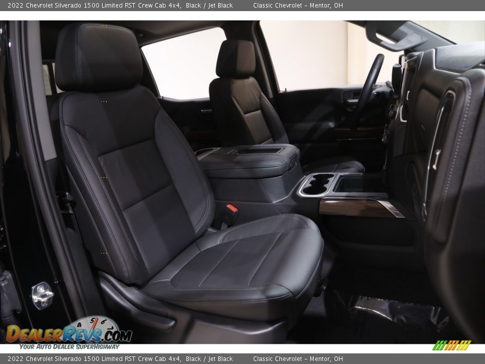 2022 Chevrolet Silverado 1500 Limited RST Crew Cab 4x4 Black / Jet Black Photo #17