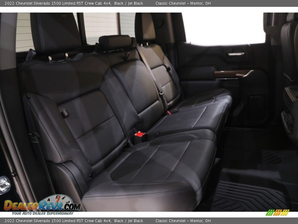 2022 Chevrolet Silverado 1500 Limited RST Crew Cab 4x4 Black / Jet Black Photo #18