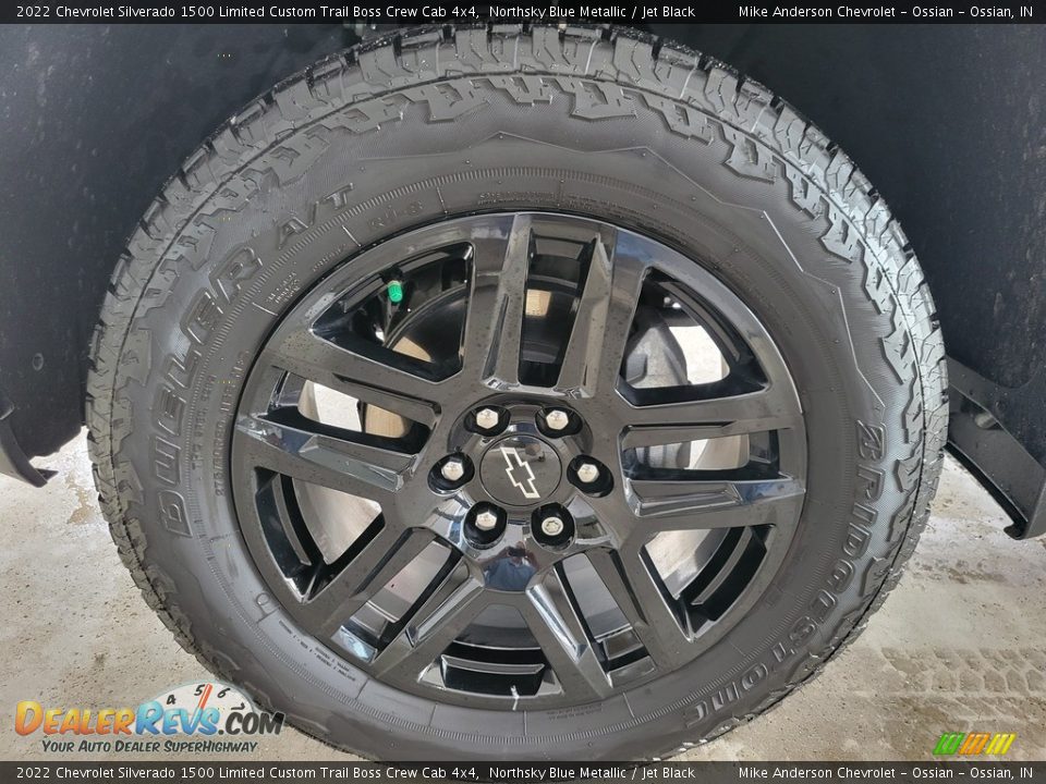 2022 Chevrolet Silverado 1500 Limited Custom Trail Boss Crew Cab 4x4 Wheel Photo #14