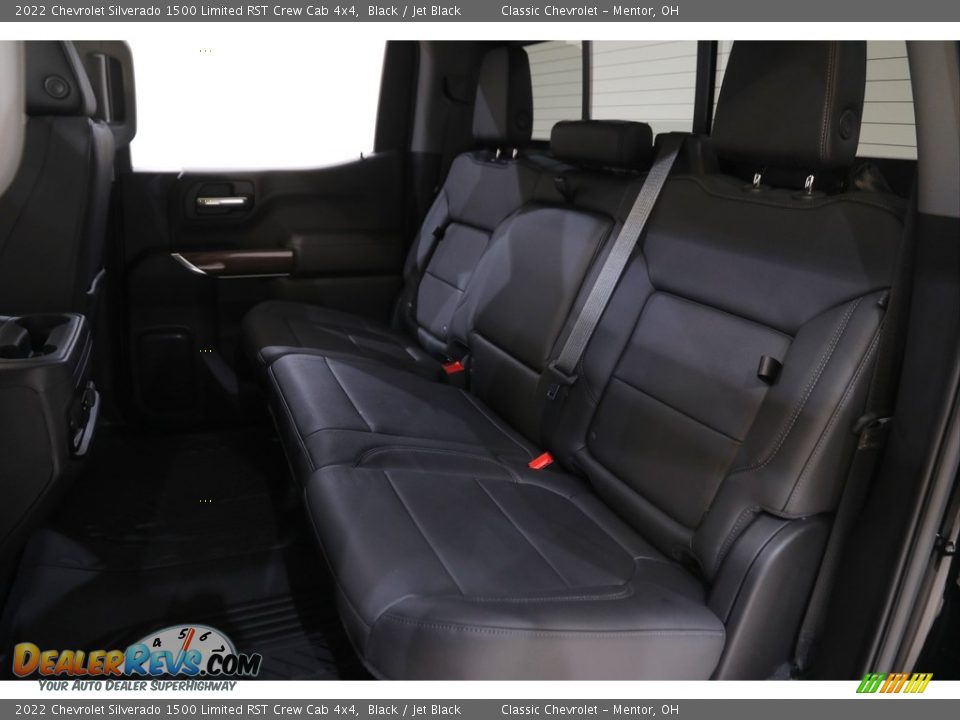2022 Chevrolet Silverado 1500 Limited RST Crew Cab 4x4 Black / Jet Black Photo #19