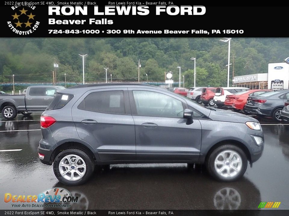 2022 Ford EcoSport SE 4WD Smoke Metallic / Black Photo #1