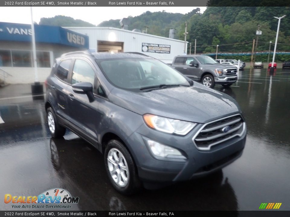 2022 Ford EcoSport SE 4WD Smoke Metallic / Black Photo #2